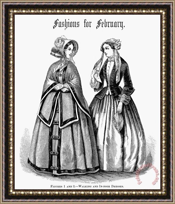 Others Womens Fashion, 1851 Framed Print