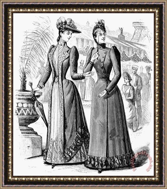 Others Womens Fashion, 1889 Framed Painting