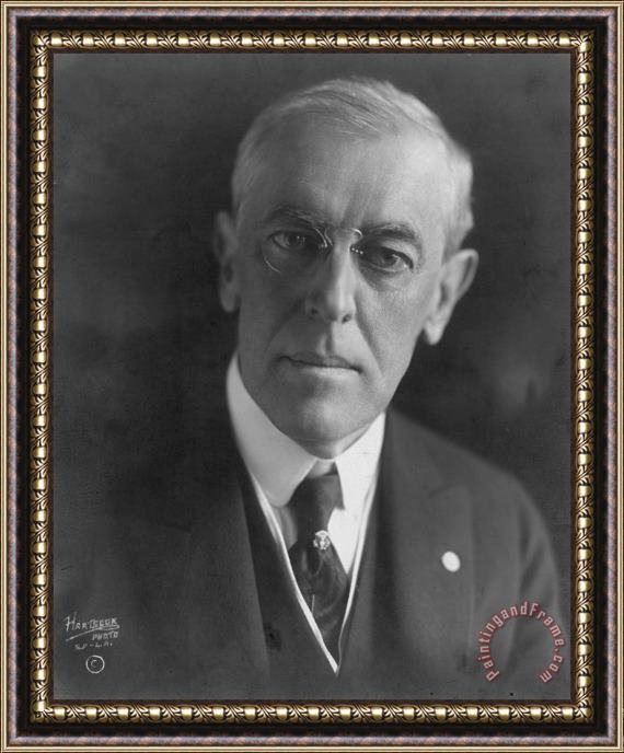 Others Woodrow Wilson (1856-1924) Framed Painting