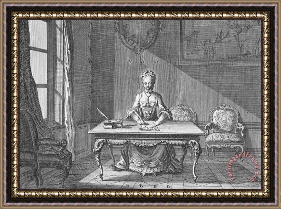 Others WRITING, 18th CENTURY Framed Painting