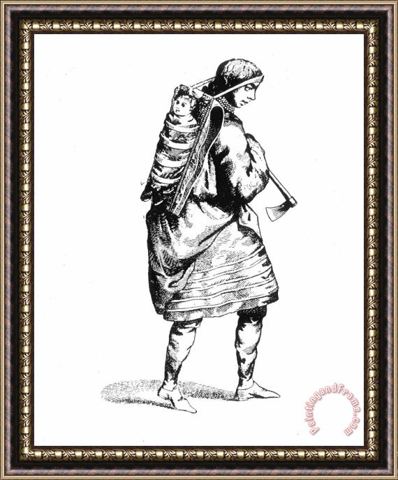 Others Wyandot Woman Framed Painting