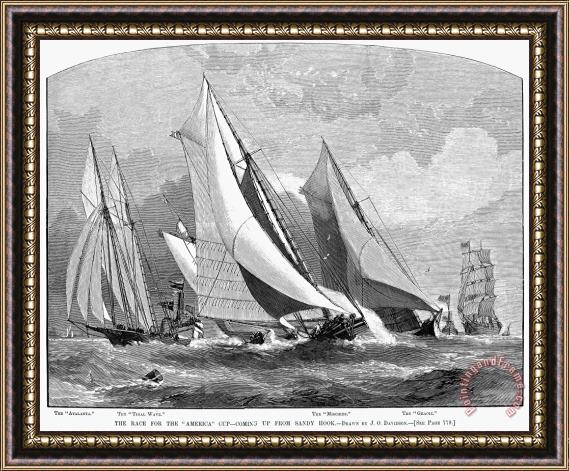 Others Yachting, 1881 Framed Painting