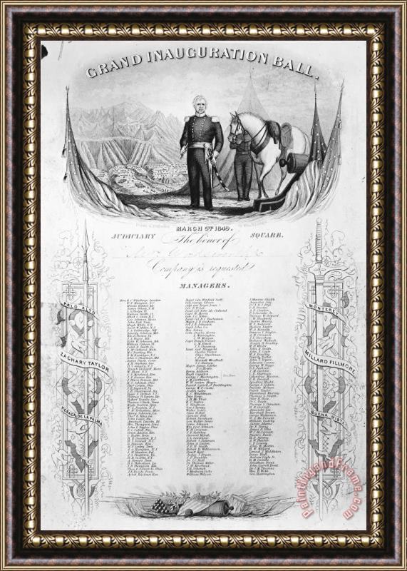 Others Zachary Taylor (1784-1850) Framed Print