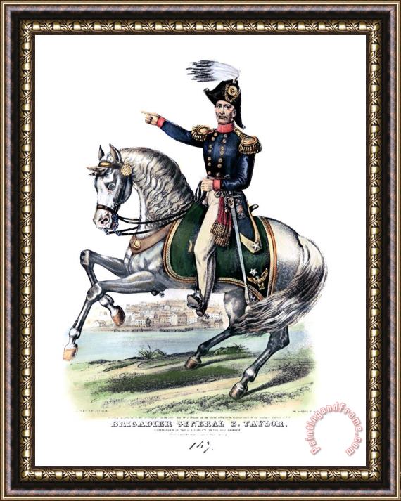 Others Zachary Taylor (1784-1850) Framed Painting
