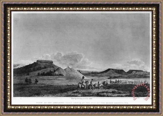 Others Zebulon Pike Expedition Framed Painting