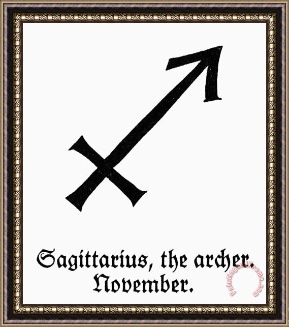 Others Zodiac: Sagittarius Framed Print