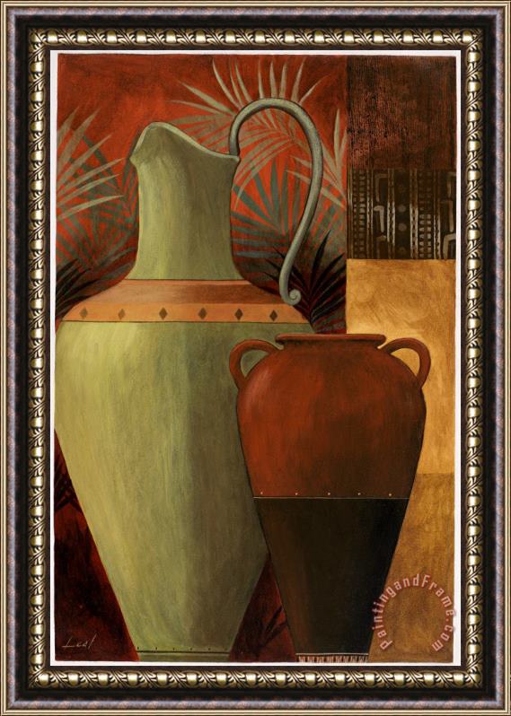 Pablo Esteban Chines Urn 2 Framed Painting