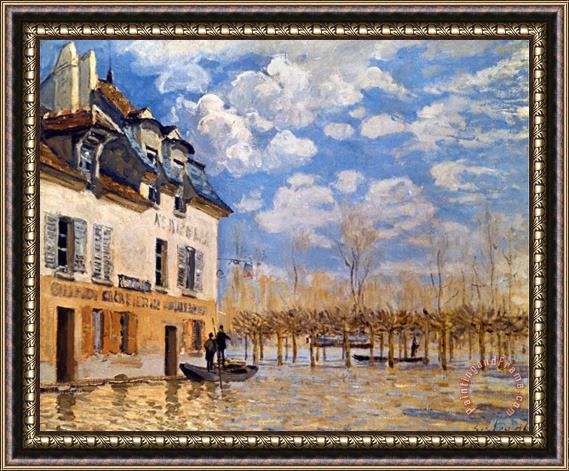 Pablo Picasso Alfred Sisley Sisley Flood 1876 Framed Painting