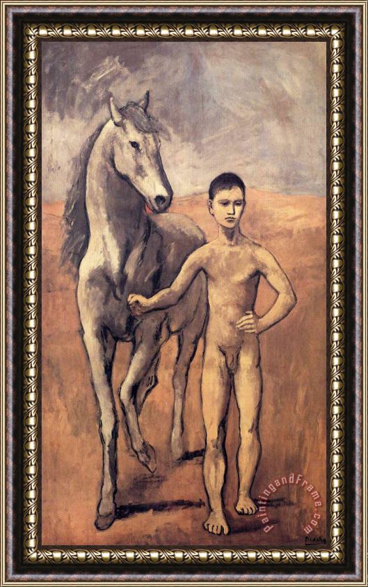 Pablo Picasso Boy Leading a Horse 1906 Framed Print