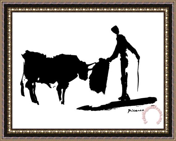 Pablo Picasso Bullfight Ii Framed Print