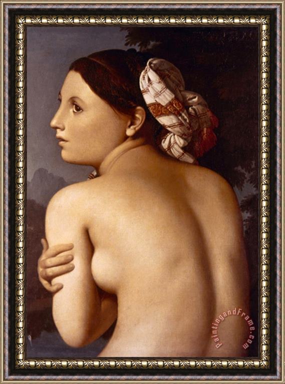Pablo Picasso Jean Auguste Dominique Ingres Ingres The Bather Framed Print
