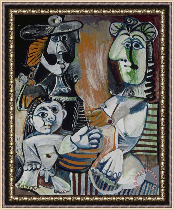 Pablo Picasso La Famille (the Family) Framed Print