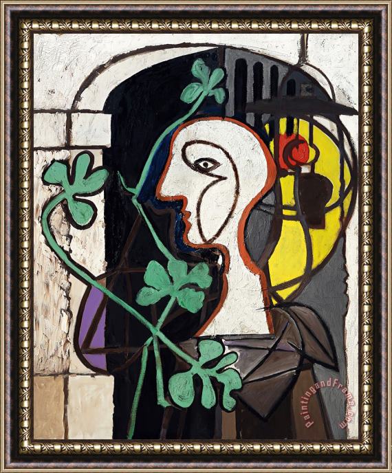 Pablo Picasso La Lampe Framed Print