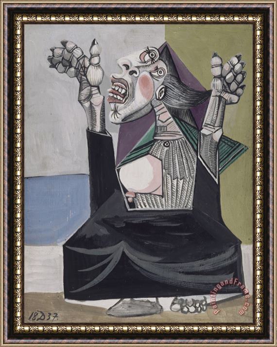 Pablo Picasso La Suppliante (the Supplicant) Framed Print