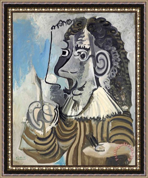 Pablo Picasso Le Peintre, 1967 Framed Painting