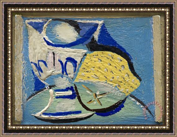 Pablo Picasso Lemon (le Citron) Framed Painting