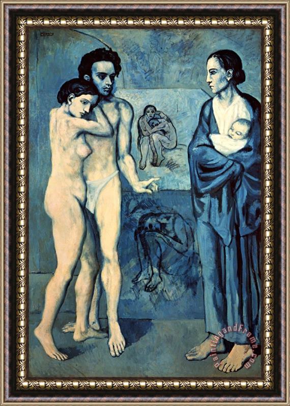 Pablo Picasso Life 1903 Framed Painting