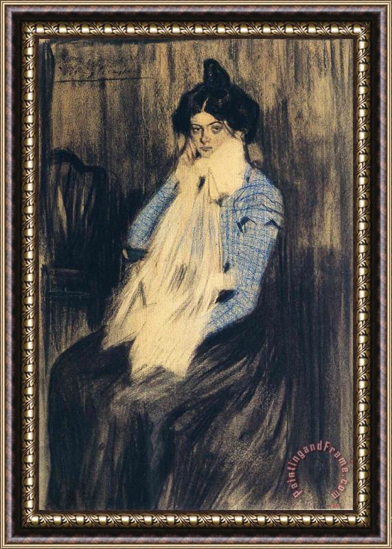 Pablo Picasso Lola 1899 Framed Painting