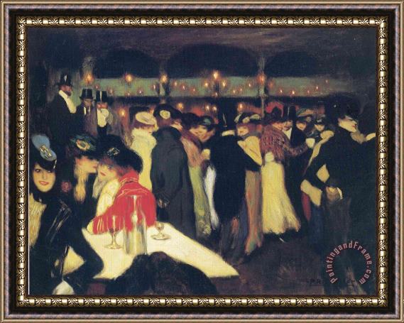 Pablo Picasso Moulin De La Galette 1900 Framed Print