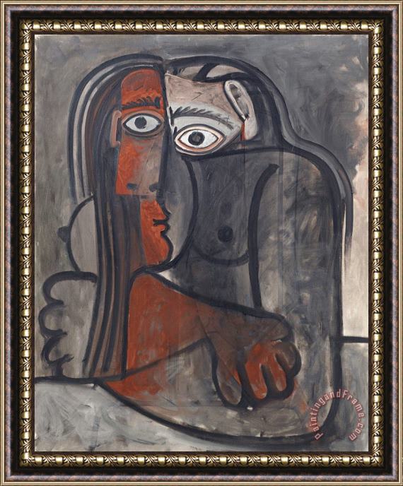 Pablo Picasso Nu Les Bras Croises Framed Painting