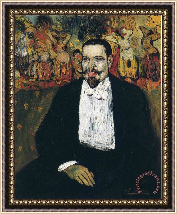 Pablo Picasso Portrait of Gustave Coquiot 1901 1 Framed Print