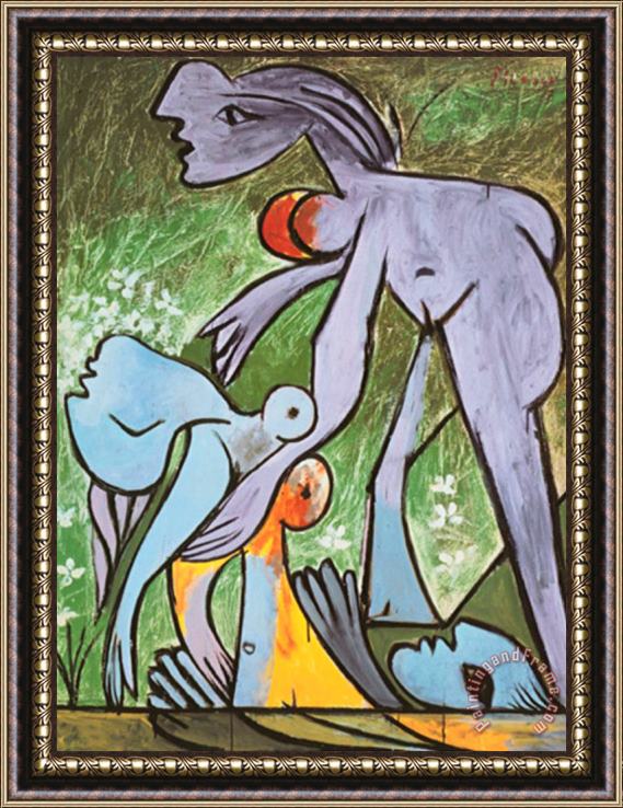 Pablo Picasso Rettung Einer Ertrinkenden Framed Print