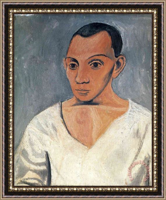Pablo Picasso Self Portrait 1906 3 Framed Painting