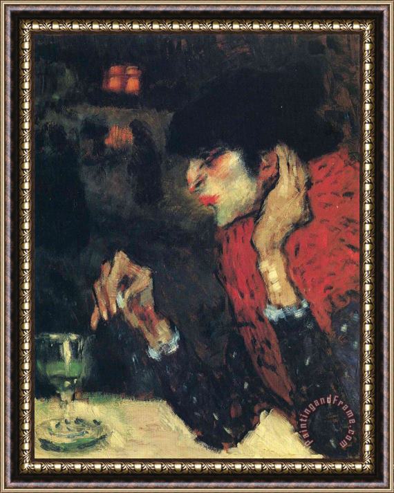 Pablo Picasso The Absinthe Drinker 1901 1 Framed Painting