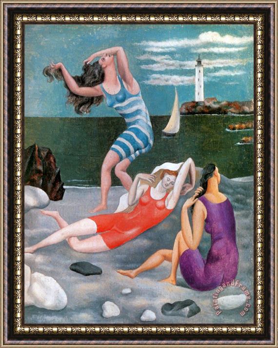 Pablo Picasso The Bathers C 1918 Framed Print