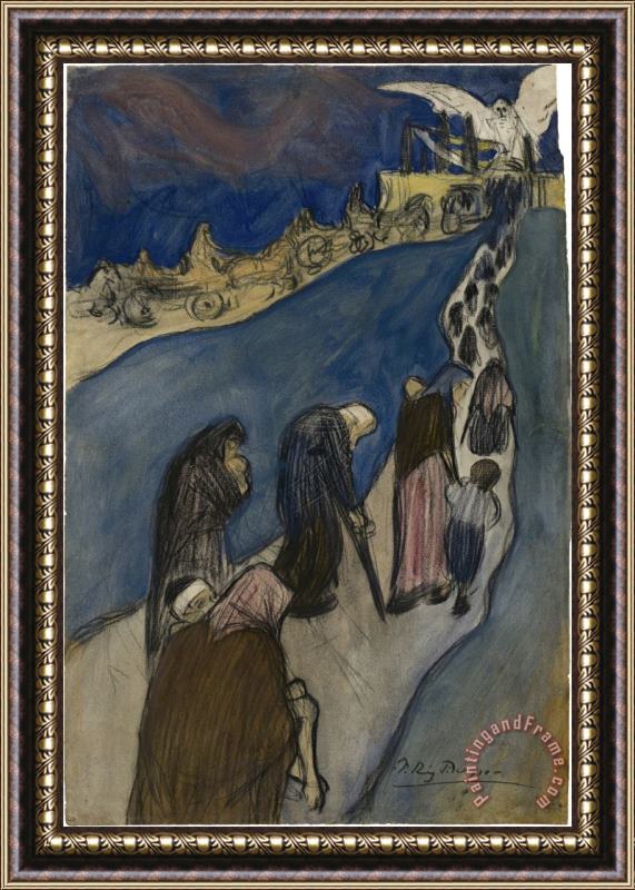 Pablo Picasso The End of The Road (au Bout De La Route) Framed Painting