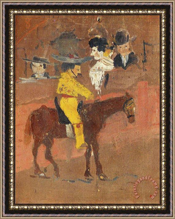 Pablo Picasso The Picador 1890 Framed Painting