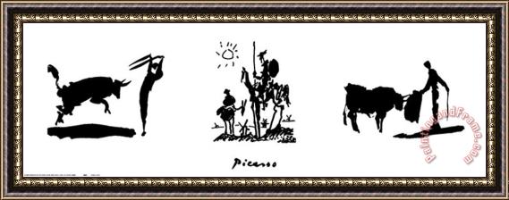 Pablo Picasso Trilogy Framed Print