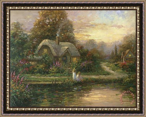 pallet Gentle Beauty Framed Painting