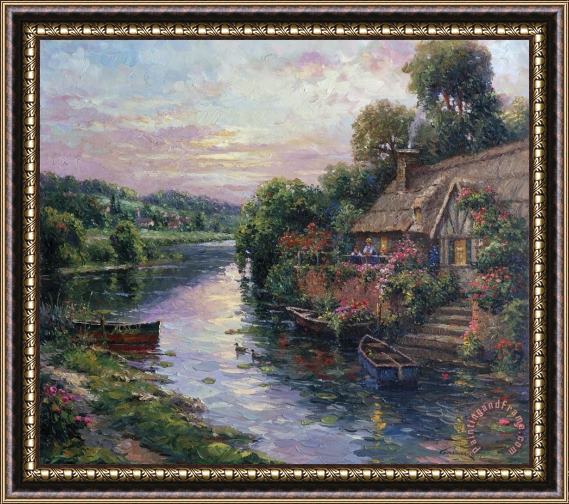 pallet Mutual Admiration Framed Painting