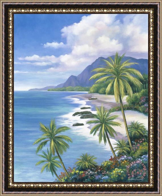 pallet Tropical Paradise 2 Framed Painting