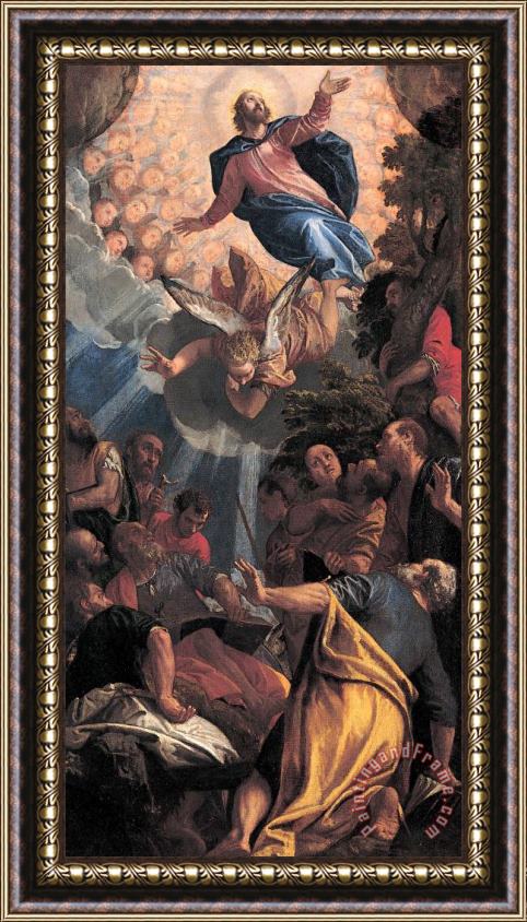 Paolo Caliari Veronese The Ascension Framed Print
