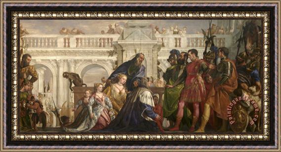 Paolo Caliari Veronese The Family of Darius Before Alexander Framed Print