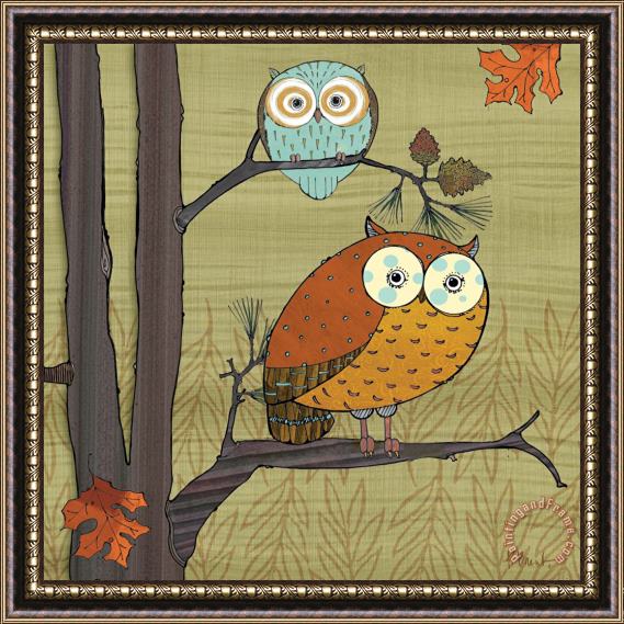 Paul Brent Awesome Owls I Framed Print