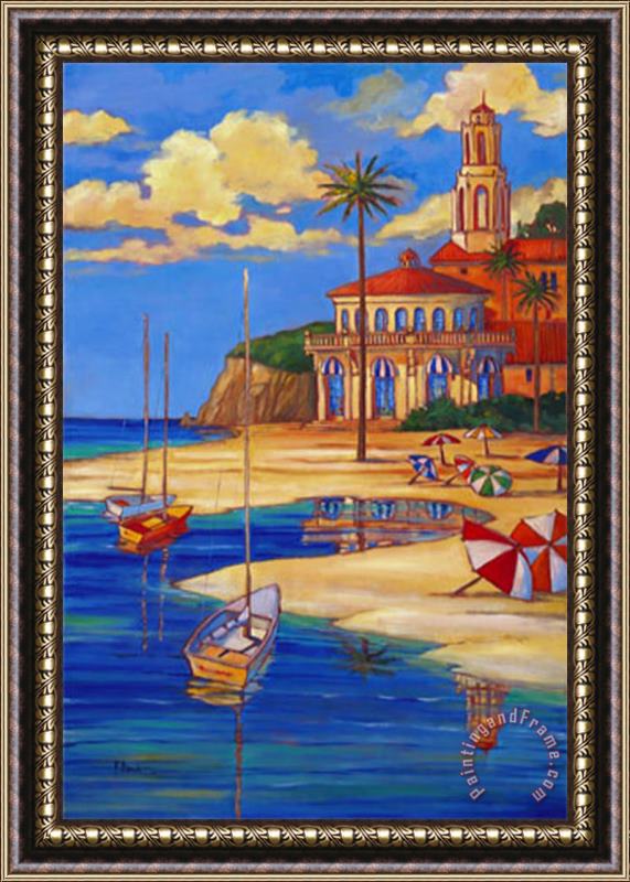 Paul Brent Beach Club II Framed Painting