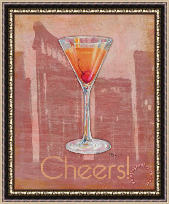 Paul Brent Big City Cocktail II Framed Painting
