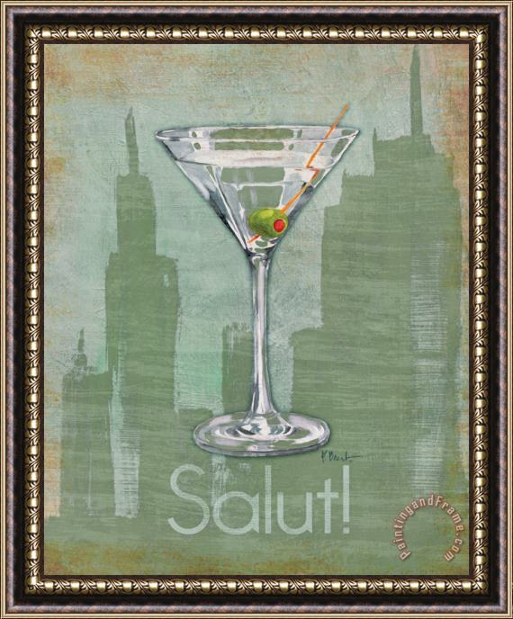 Paul Brent Big City Cocktail III Framed Painting