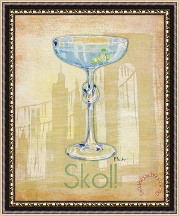 Paul Brent Big City Cocktail Iv Framed Painting