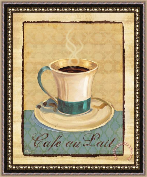 Paul Brent Coffee Club III Framed Painting