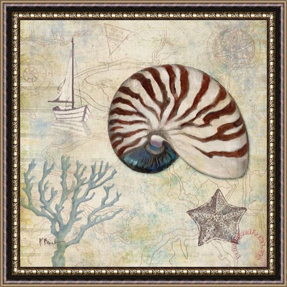 Paul Brent Discovery Shell I Framed Painting