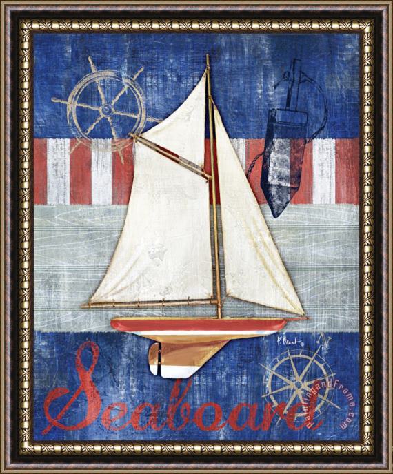 Paul Brent Maritime Boat II Framed Painting