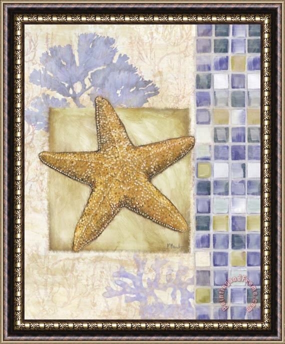 Paul Brent Mosaic Shell Collage II Framed Print