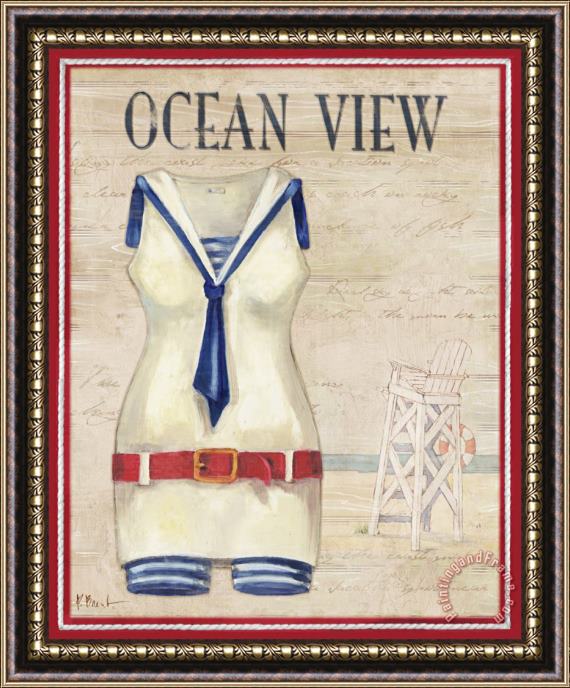 Paul Brent Ocean View Framed Painting