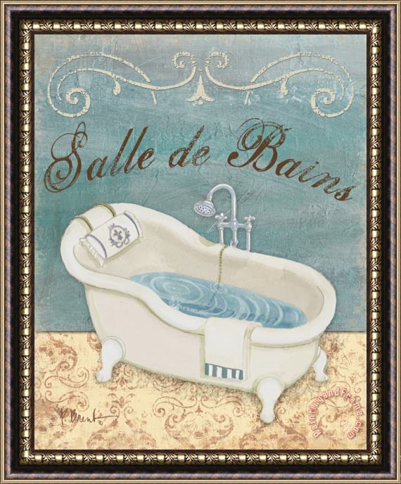 Paul Brent Parisian Bath I Framed Print