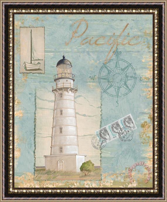 Paul Brent Seacoast Lighthouse II Framed Print