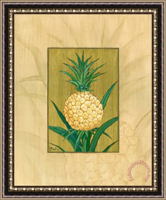 Paul Brent Sugar Loaf Pineapple Framed Painting